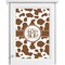 Cow Print Single White Cabinet Decal
