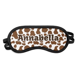 Cow Print Sleeping Eye Mask - Small (Personalized)