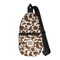 Cow Print Sling Bag - Front View