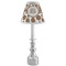 Cow Print Small Chandelier Lamp - LIFESTYLE (on candle stick)
