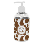 Cow Print Plastic Soap / Lotion Dispenser (8 oz - Small - White) (Personalized)