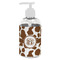 Cow Print Plastic Soap / Lotion Dispenser (8 oz - Small - White) (Personalized)