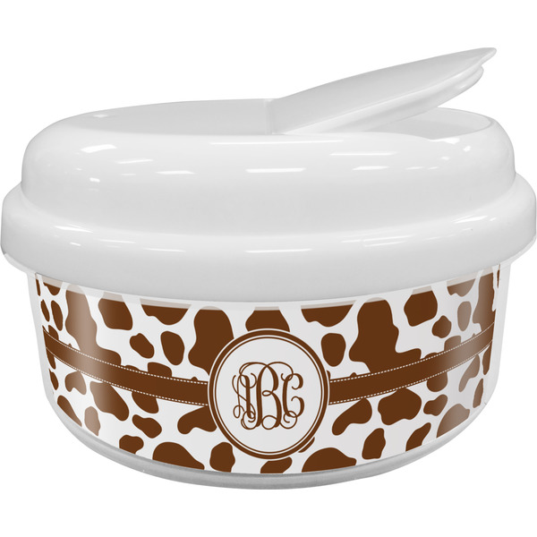 Custom Cow Print Snack Container (Personalized)