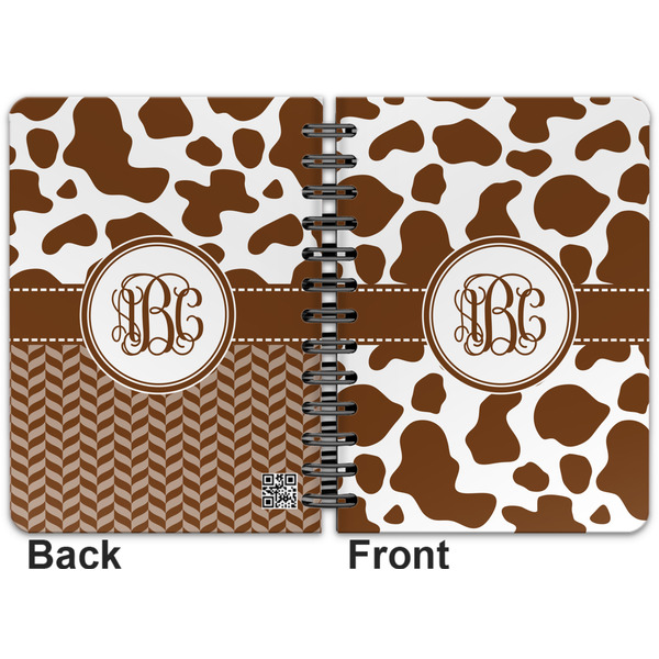 Cow Print Spiral Journal 5 x 7 - Apvl