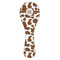 Cow Print Ceramic Spoon Rest (Personalized)