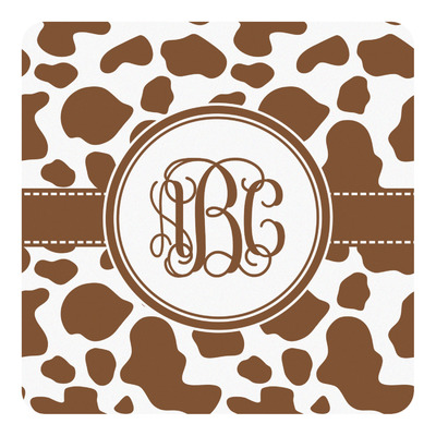 Cow Print Square Decal (Personalized)