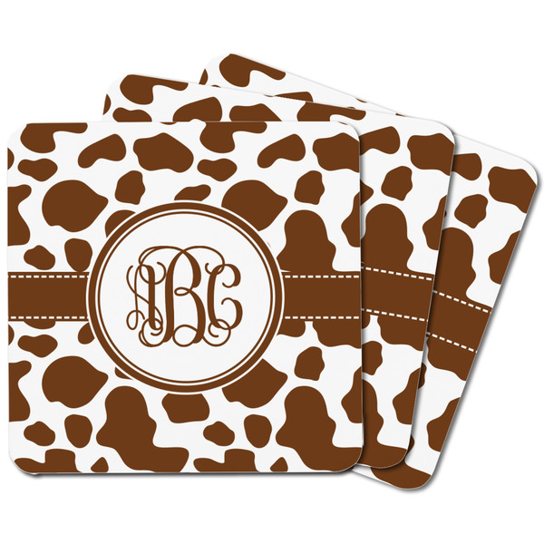 Cow Print Square Fridge Magnet - MAIN