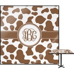 Cow Print Square Table Top - 30" (Personalized)