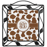 Cow Print Square Trivet (Personalized)
