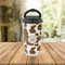 Cow Print Stainless Steel Travel Cup Lifestyle
