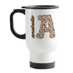 Cow Print Stainless Steel Travel Mug with Handle