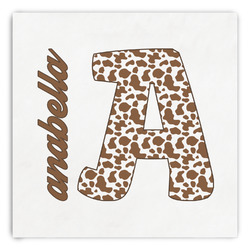Cow Print Paper Dinner Napkins (Personalized)