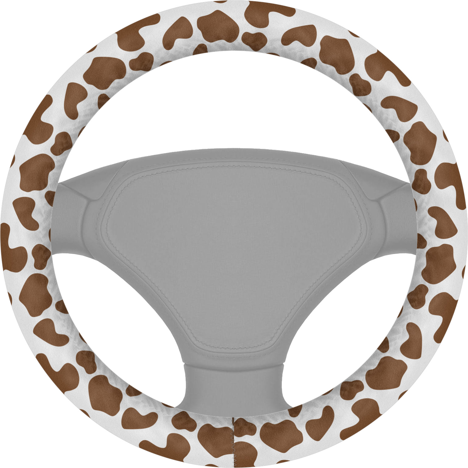 Cow Print Steering Wheel Cover