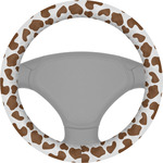 Cow Print Steering Wheel Cover (Personalized)