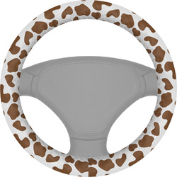 Cow Print Steering Wheel Cover (Personalized)