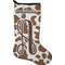 Cow Print Holiday Stocking - Single-Sided - Neoprene (Personalized)