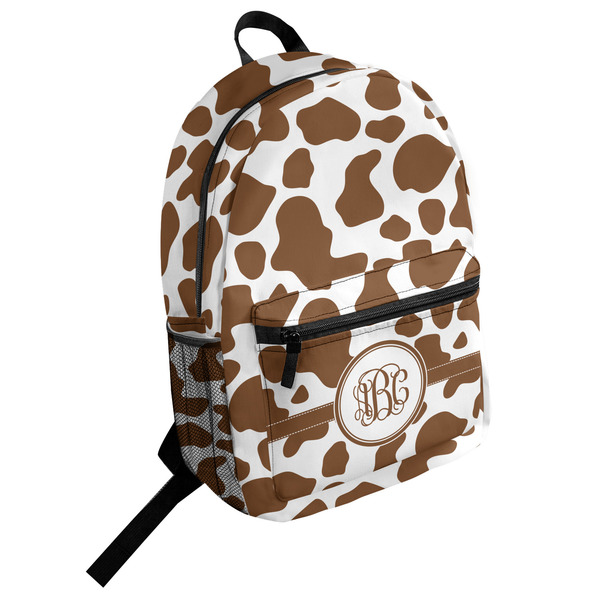 Custom Cow Print Student Backpack (Personalized)