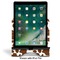 Cow Print Stylized Tablet Stand - Front with ipad