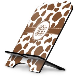 Cow Print Stylized Tablet Stand (Personalized)