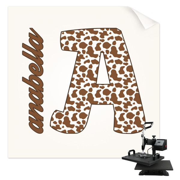 Custom Cow Print Sublimation Transfer - Youth / Women (Personalized)