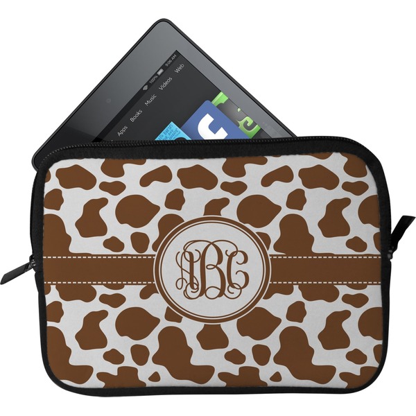 Custom Cow Print Tablet Case / Sleeve (Personalized)