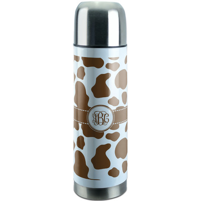 Cow Print Stainless Steel Thermos (Personalized)