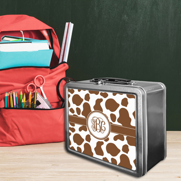 Cow Print Tin Lunchbox - LIFESTYLE