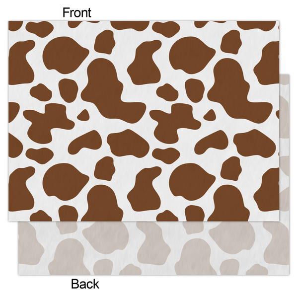Cow Print Tissue Paper - Heavyweight - Large - Front & Back
