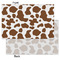 Cow Print Tissue Paper - Lightweight - Small - Front & Back