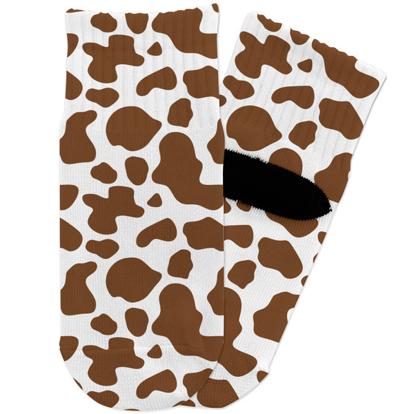 Custom Cow Print Toddler Ankle Socks