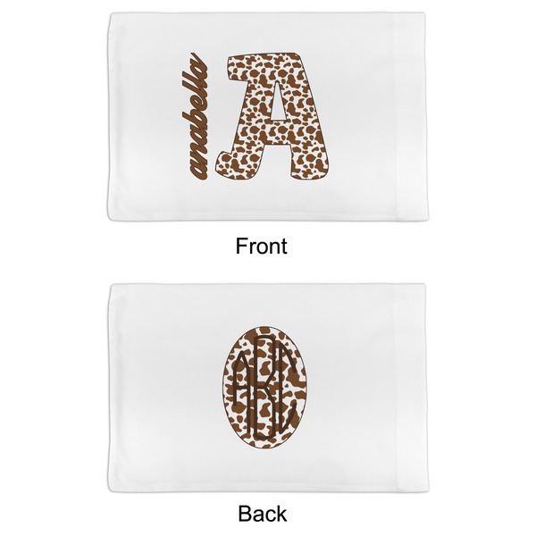 Cow Print Toddler Pillow Case - APPROVAL (partial print)