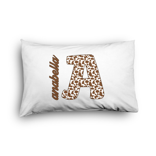 Custom Cow Print Pillow Case - Toddler - Graphic (Personalized)