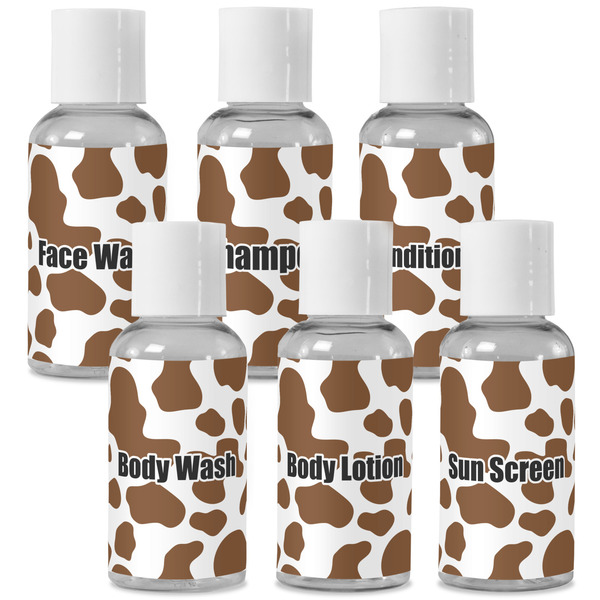 Custom Cow Print Travel Bottles (Personalized)