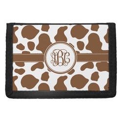 Cow Print Trifold Wallet (Personalized)