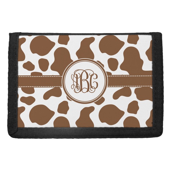 Custom Cow Print Trifold Wallet (Personalized)