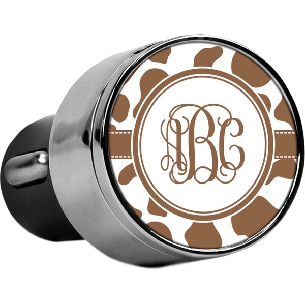 Custom Cow Print USB Car Charger (Personalized)