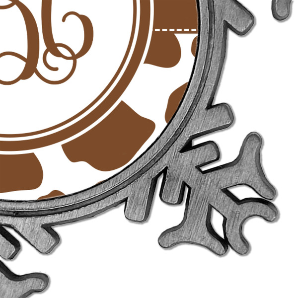 Cow Print Vintage Snowflake - Detail