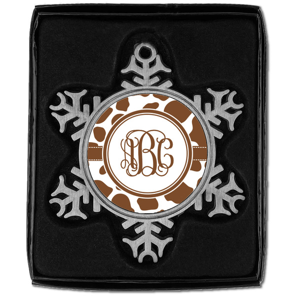 Cow Print Vintage Snowflake - In box