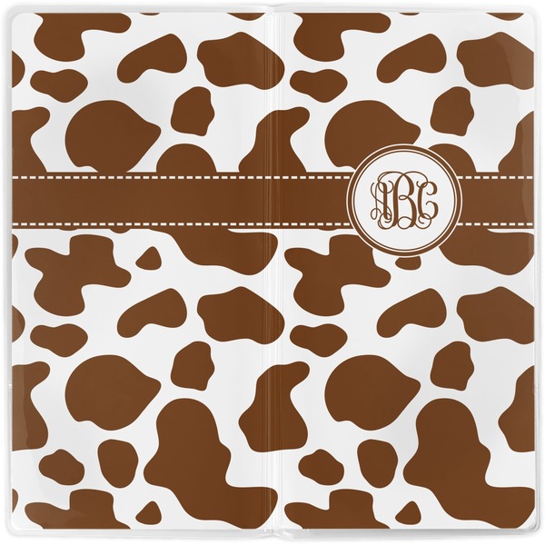 Cow Print Vinyl Document Wallet - Apvl