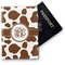 Cow Print Vinyl Passport Holder (Personalized)
