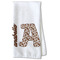 Cow Print Waffle Towel - Partial Print Print Style Image