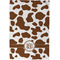 Cow Print Waffle Weave Towel - Full Color Print - Approval Image