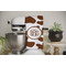 Cow Print Waffle Weave Towel - Full Color Print - Lifestyle Image