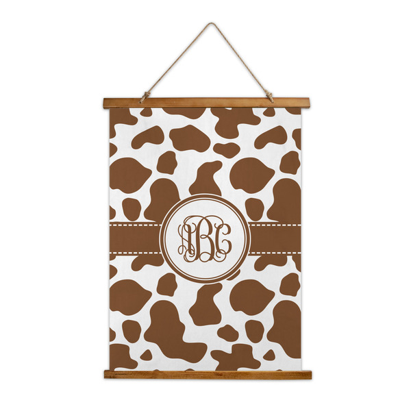 Custom Cow Print Wall Hanging Tapestry - Tall (Personalized)