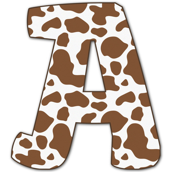 Custom Cow Print Letter Decal - Small (Personalized)