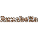 Cow Print Name/Text Decal - Custom Sizes (Personalized)