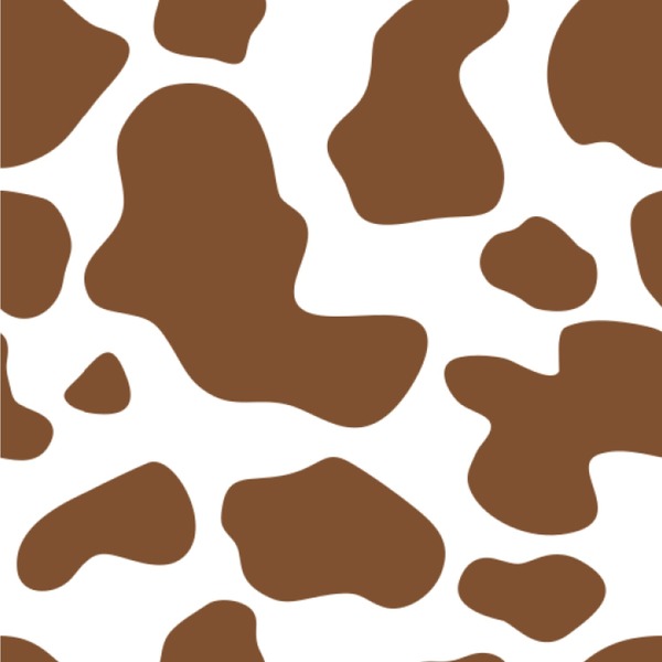 Custom Cow Print Wallpaper & Surface Covering (Water Activated 24"x 24" Sample)