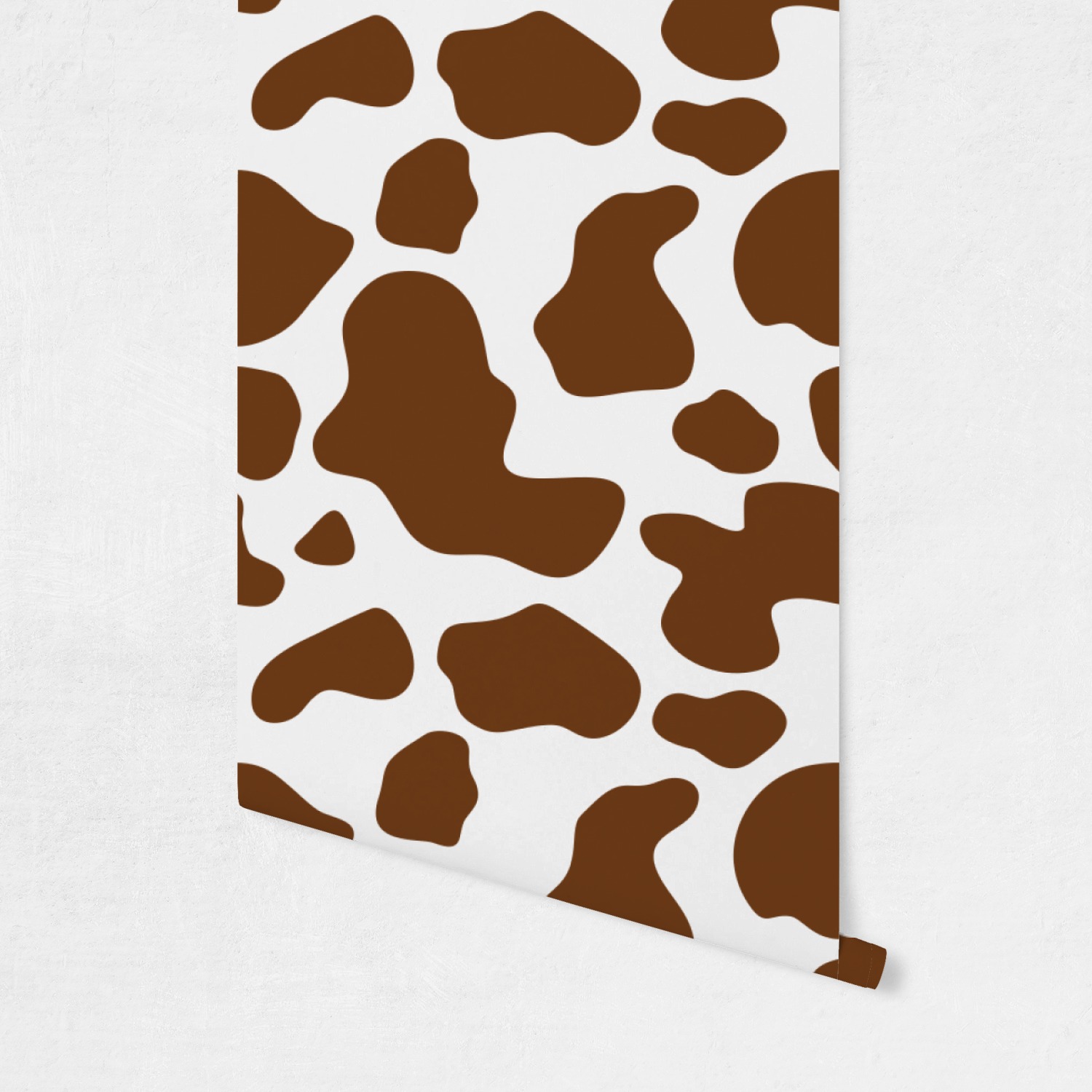 Cow Print Design Custom Wallpaper & Surface Covering