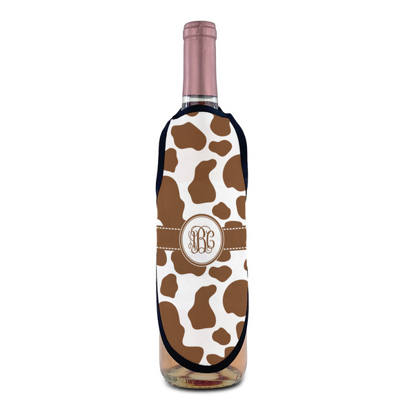 Cow Print Wine Bottle Apron - IN CONTEXT
