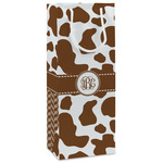 Cow Print Wine Gift Bags - Gloss (Personalized)